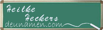 Heilke Heckers Visitenkarte